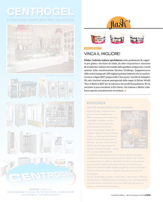 Il Gelatiere Italiano - 2016