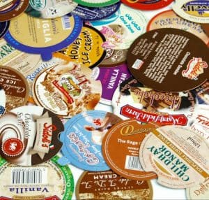 Dischetti di carta per coppe da gelato