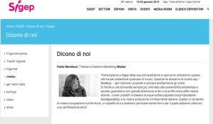 Sigep - Dicono di noi