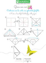 Origami farfalle